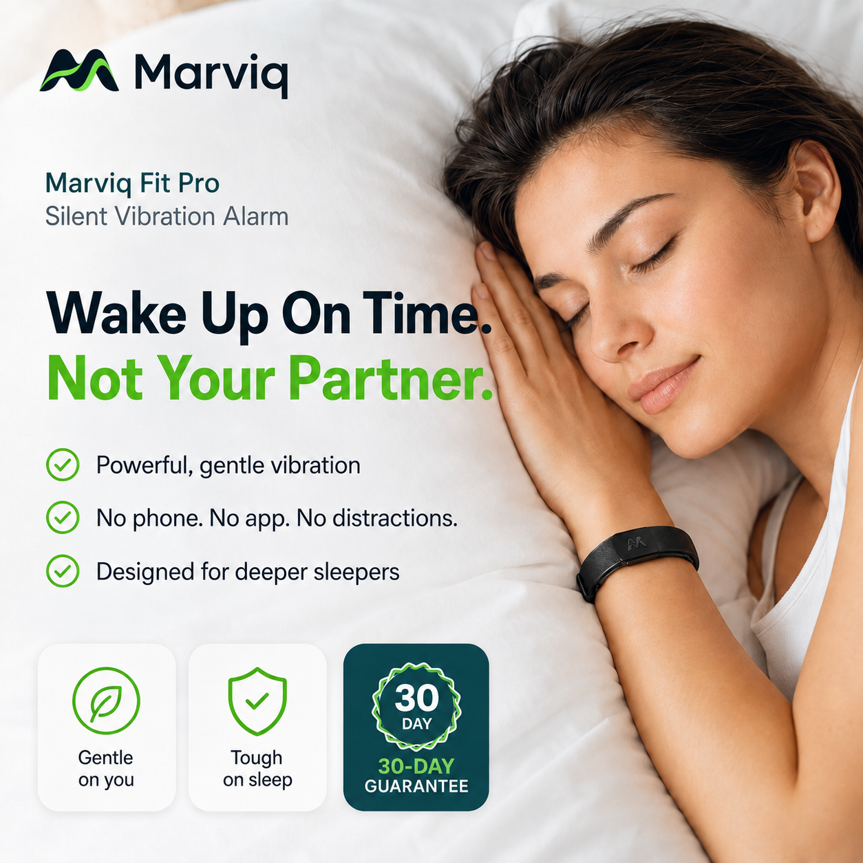 Marviq Fit Pro Silent Vibration Alarm