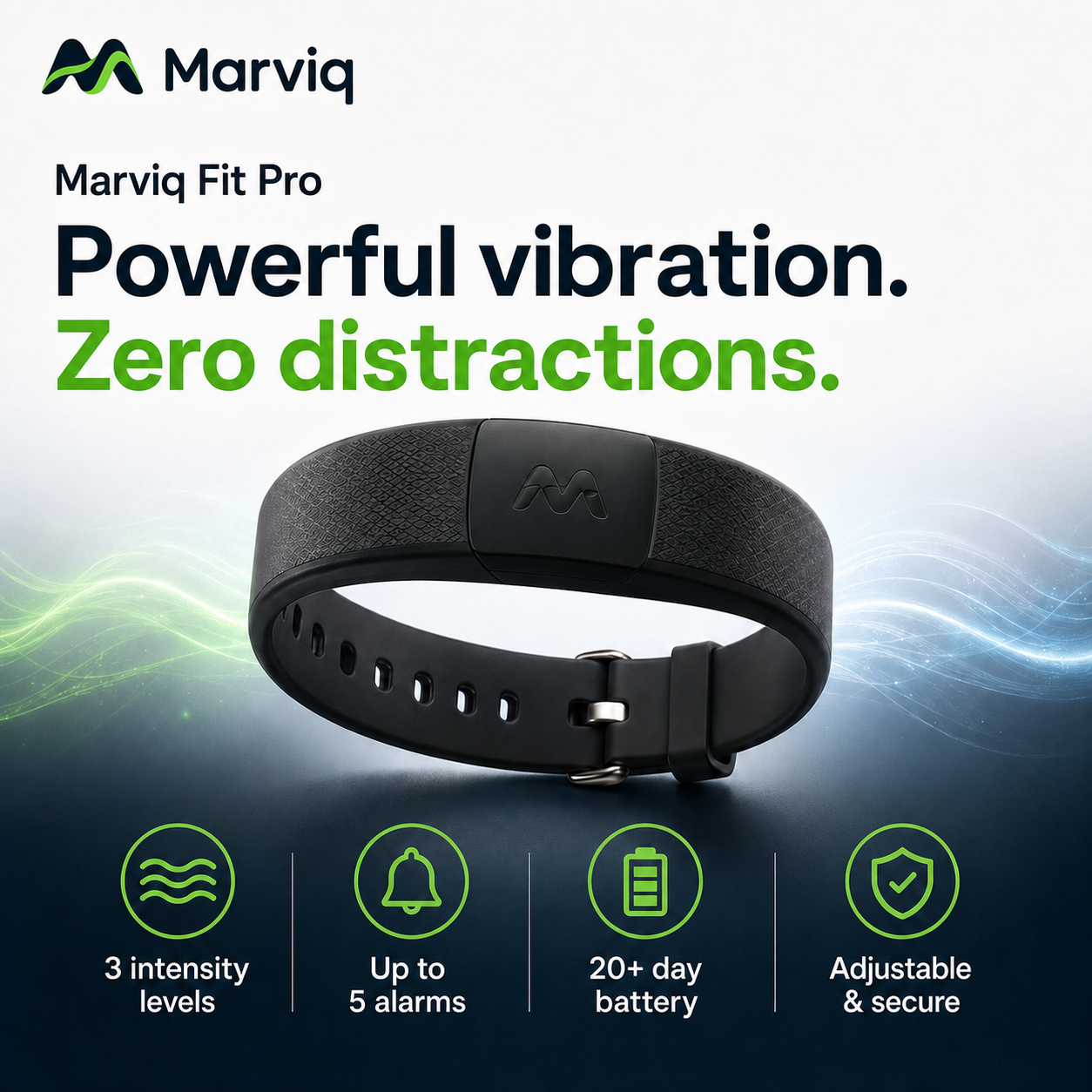 Marviq Fit Pro Silent Vibration Alarm