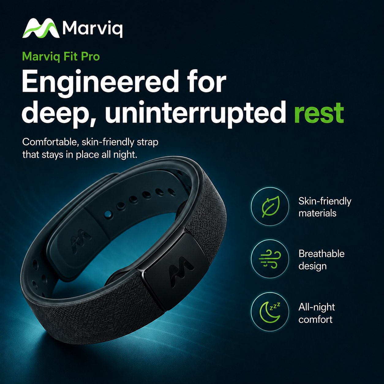 Marviq Fit Pro Silent Vibration Alarm